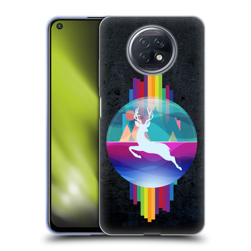 Dave Loblaw Contemporary Art Deer In Dome Soft Gel Case for Xiaomi Redmi Note 9T 5G