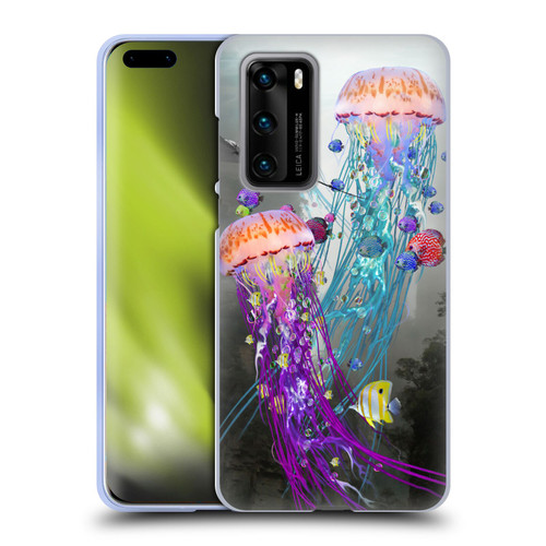 Dave Loblaw Jellyfish Jellyfish Misty Mount Soft Gel Case for Huawei P40 5G