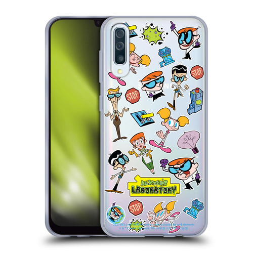 Dexter's Laboratory Graphics Icons Soft Gel Case for Samsung Galaxy A50/A30s (2019)