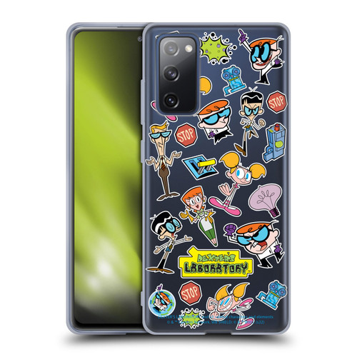 Dexter's Laboratory Graphics Icons Soft Gel Case for Samsung Galaxy S20 FE / 5G