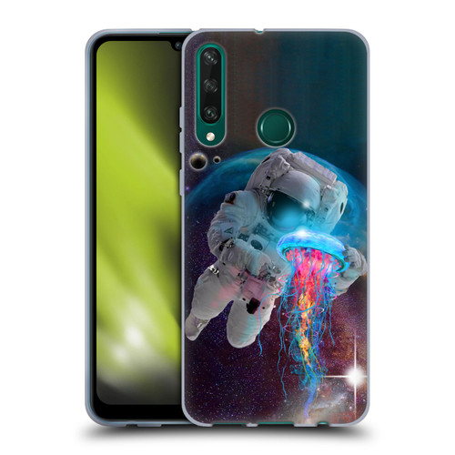 Dave Loblaw Jellyfish Astronaut And Jellyfish Soft Gel Case for Huawei Y6p