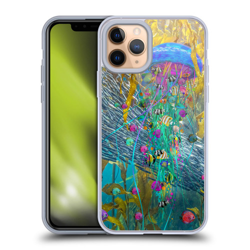 Dave Loblaw Jellyfish Jellyfish Kelp Field Soft Gel Case for Apple iPhone 11 Pro