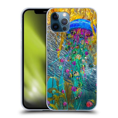Dave Loblaw Jellyfish Jellyfish Kelp Field Soft Gel Case for Apple iPhone 12 / iPhone 12 Pro