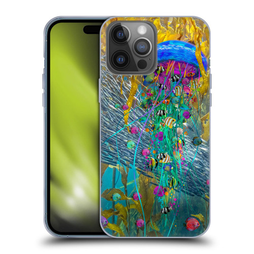 Dave Loblaw Jellyfish Jellyfish Kelp Field Soft Gel Case for Apple iPhone 14 Pro Max