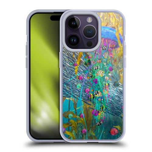 Dave Loblaw Jellyfish Jellyfish Kelp Field Soft Gel Case for Apple iPhone 14 Pro