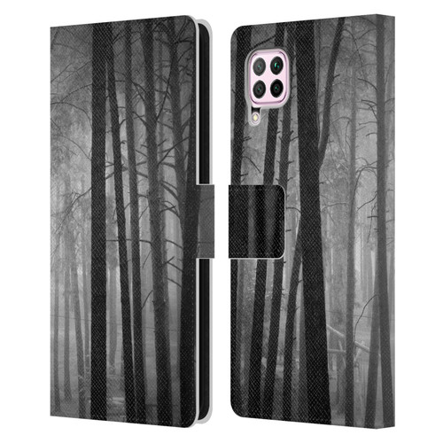 Dorit Fuhg Travel Stories Pines Leather Book Wallet Case Cover For Huawei Nova 6 SE / P40 Lite