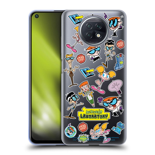 Dexter's Laboratory Graphics Icons Soft Gel Case for Xiaomi Redmi Note 9T 5G