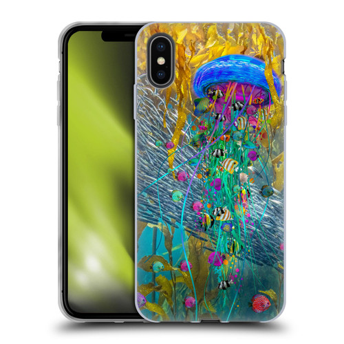 Dave Loblaw Jellyfish Jellyfish Kelp Field Soft Gel Case for Apple iPhone XS Max