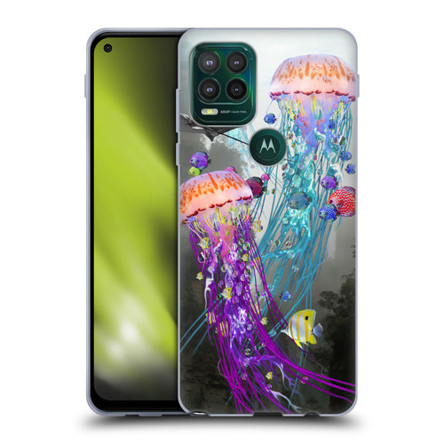 Dave Loblaw Jellyfish Jellyfish Misty Mount Soft Gel Case for Motorola Moto G Stylus 5G 2021