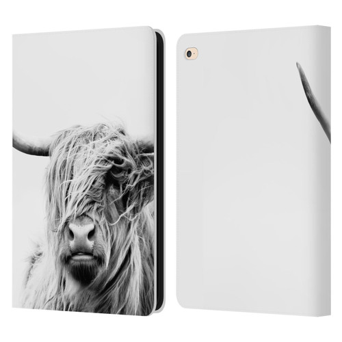 Dorit Fuhg Travel Stories Portrait of a Highland Cow Leather Book Wallet Case Cover For Apple iPad Air 2 (2014)