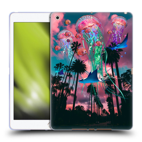Dave Loblaw Jellyfish California Dreamin Jellyfish Soft Gel Case for Apple iPad 10.2 2019/2020/2021