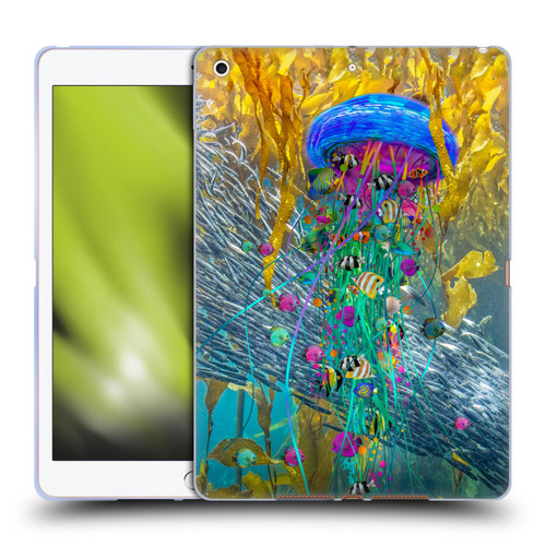 Dave Loblaw Jellyfish Jellyfish Kelp Field Soft Gel Case for Apple iPad 10.2 2019/2020/2021