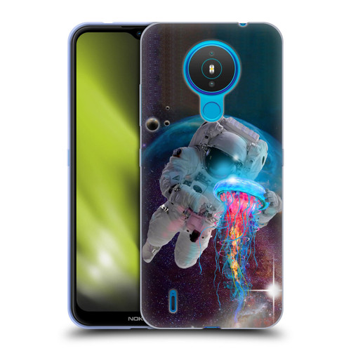 Dave Loblaw Jellyfish Astronaut And Jellyfish Soft Gel Case for Nokia 1.4