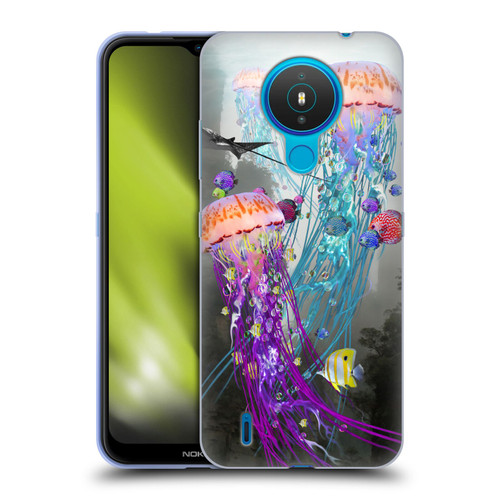 Dave Loblaw Jellyfish Jellyfish Misty Mount Soft Gel Case for Nokia 1.4