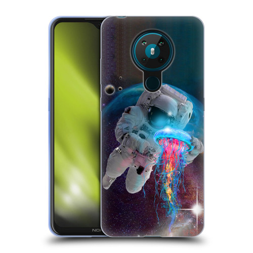 Dave Loblaw Jellyfish Astronaut And Jellyfish Soft Gel Case for Nokia 5.3