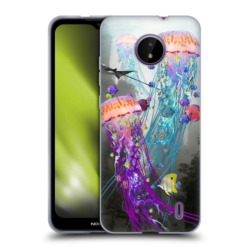 Dave Loblaw Jellyfish Jellyfish Misty Mount Soft Gel Case for Nokia C10 / C20