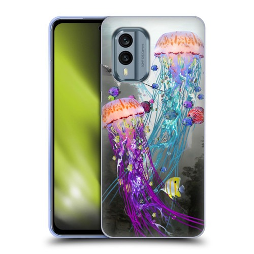 Dave Loblaw Jellyfish Jellyfish Misty Mount Soft Gel Case for Nokia X30