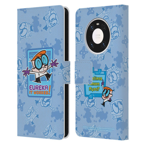 Dexter's Laboratory Graphics It Worked Leather Book Wallet Case Cover For Huawei Mate 40 Pro 5G