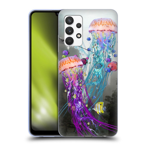 Dave Loblaw Jellyfish Jellyfish Misty Mount Soft Gel Case for Samsung Galaxy A32 (2021)