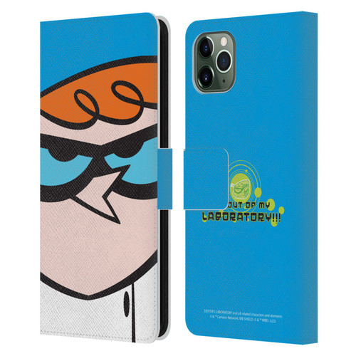 Dexter's Laboratory Graphics Dexter Leather Book Wallet Case Cover For Apple iPhone 11 Pro Max