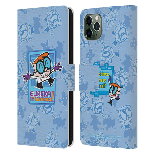 Dexter's Laboratory Graphics It Worked Leather Book Wallet Case Cover For Apple iPhone 11 Pro Max