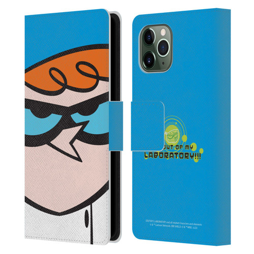 Dexter's Laboratory Graphics Dexter Leather Book Wallet Case Cover For Apple iPhone 11 Pro