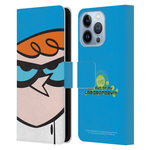 Dexter's Laboratory Graphics Dexter Leather Book Wallet Case Cover For Apple iPhone 13 Pro