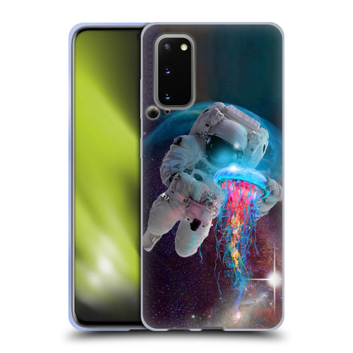 Dave Loblaw Jellyfish Astronaut And Jellyfish Soft Gel Case for Samsung Galaxy S20 / S20 5G