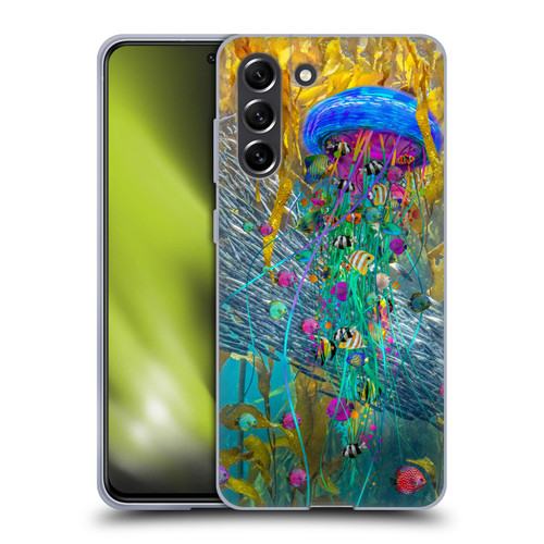 Dave Loblaw Jellyfish Jellyfish Kelp Field Soft Gel Case for Samsung Galaxy S21 FE 5G