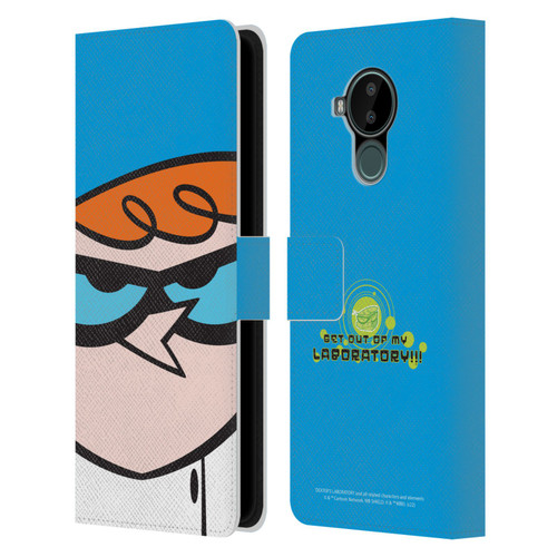 Dexter's Laboratory Graphics Dexter Leather Book Wallet Case Cover For Nokia C30