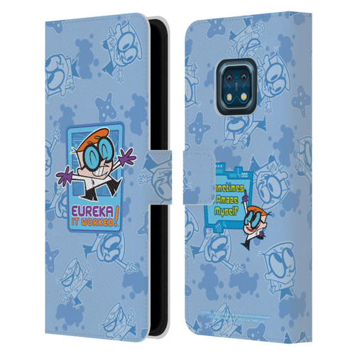 Dexter's Laboratory Graphics It Worked Leather Book Wallet Case Cover For Nokia XR20