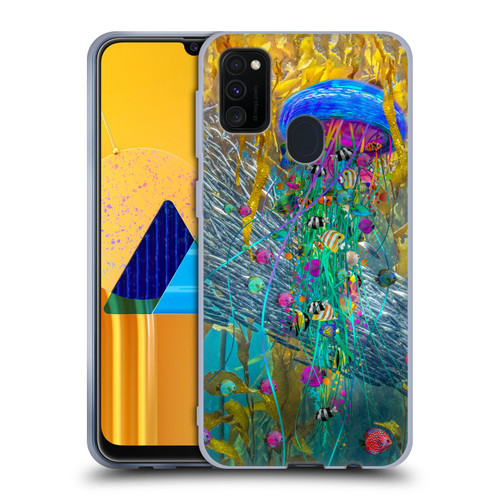 Dave Loblaw Jellyfish Jellyfish Kelp Field Soft Gel Case for Samsung Galaxy M30s (2019)/M21 (2020)