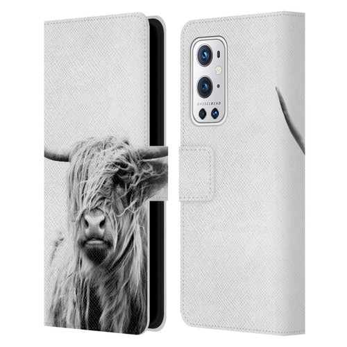 Dorit Fuhg Travel Stories Portrait of a Highland Cow Leather Book Wallet Case Cover For OnePlus 9 Pro