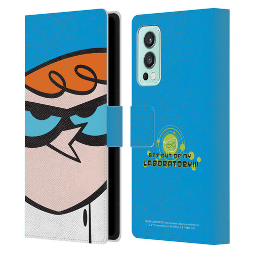 Dexter's Laboratory Graphics Dexter Leather Book Wallet Case Cover For OnePlus Nord 2 5G