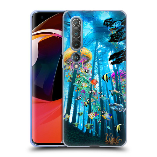 Dave Loblaw Jellyfish Electric Jellyfish In A Mist Soft Gel Case for Xiaomi Mi 10 5G / Mi 10 Pro 5G