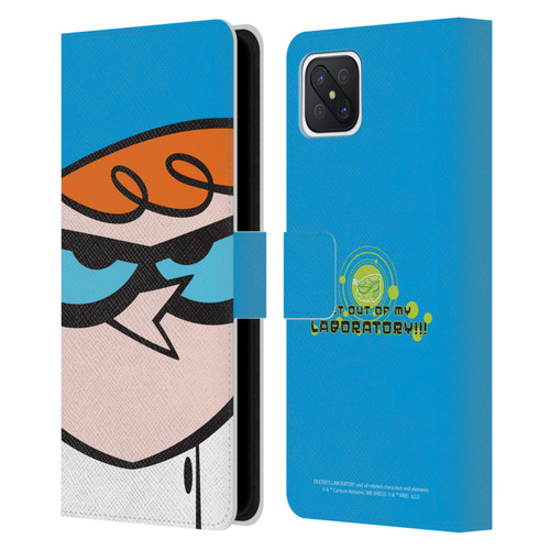Dexter's Laboratory Graphics Dexter Leather Book Wallet Case Cover For OPPO Reno4 Z 5G