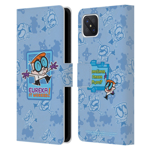 Dexter's Laboratory Graphics It Worked Leather Book Wallet Case Cover For OPPO Reno4 Z 5G