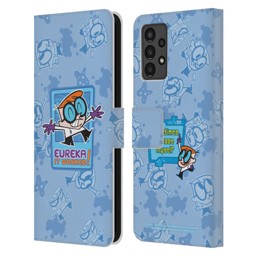 Dexter's Laboratory Graphics It Worked Leather Book Wallet Case Cover For Samsung Galaxy A13 (2022)