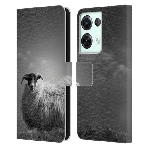 Dorit Fuhg Travel Stories Le Fluff Leather Book Wallet Case Cover For OPPO Reno8 Pro