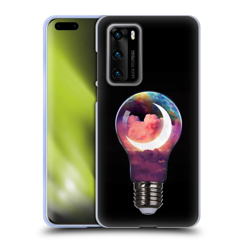 Dave Loblaw Sci-Fi And Surreal Light Bulb Moon Soft Gel Case for Huawei P40 5G