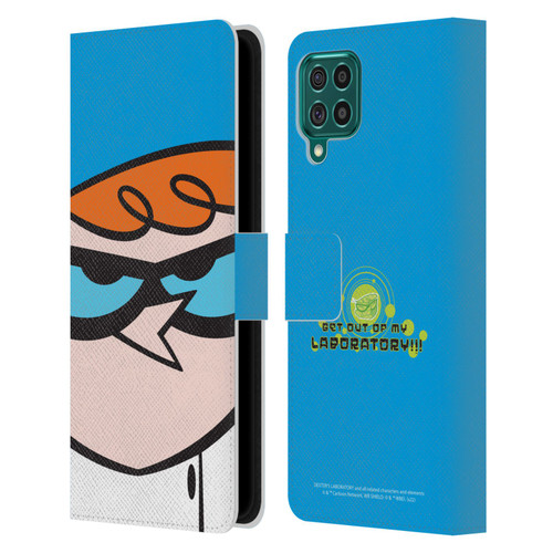 Dexter's Laboratory Graphics Dexter Leather Book Wallet Case Cover For Samsung Galaxy F62 (2021)