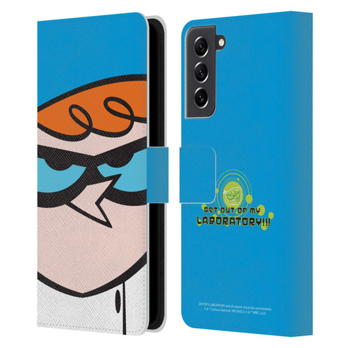 Dexter's Laboratory Graphics Dexter Leather Book Wallet Case Cover For Samsung Galaxy S21 FE 5G