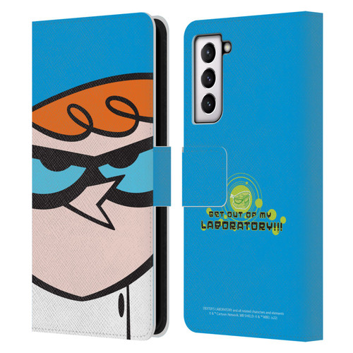 Dexter's Laboratory Graphics Dexter Leather Book Wallet Case Cover For Samsung Galaxy S21 5G