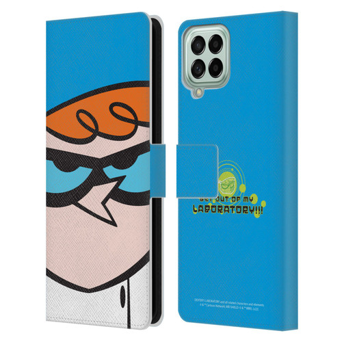 Dexter's Laboratory Graphics Dexter Leather Book Wallet Case Cover For Samsung Galaxy M33 (2022)