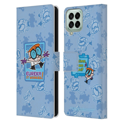 Dexter's Laboratory Graphics It Worked Leather Book Wallet Case Cover For Samsung Galaxy M53 (2022)