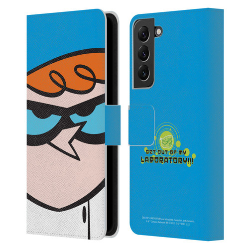 Dexter's Laboratory Graphics Dexter Leather Book Wallet Case Cover For Samsung Galaxy S22+ 5G