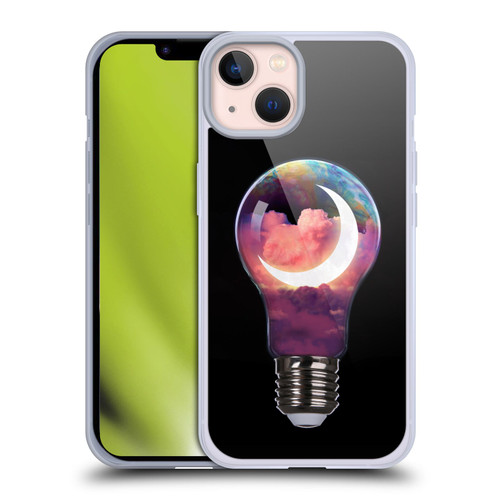 Dave Loblaw Sci-Fi And Surreal Light Bulb Moon Soft Gel Case for Apple iPhone 13