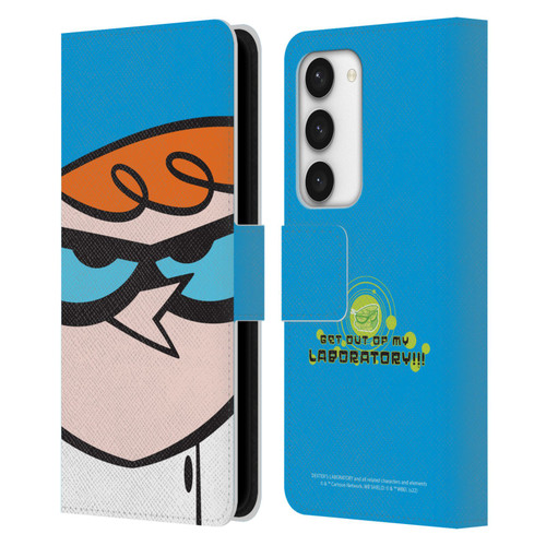 Dexter's Laboratory Graphics Dexter Leather Book Wallet Case Cover For Samsung Galaxy S23 5G