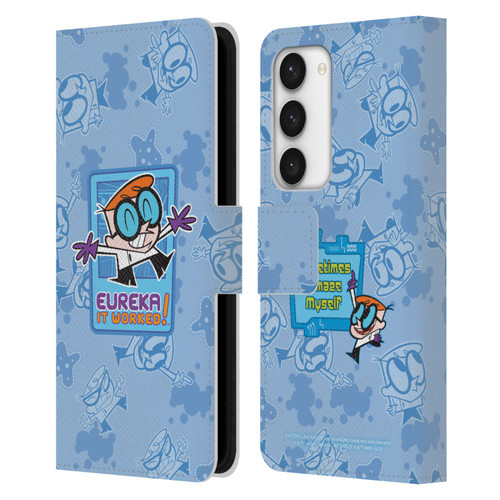 Dexter's Laboratory Graphics It Worked Leather Book Wallet Case Cover For Samsung Galaxy S23 5G