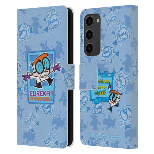 Dexter's Laboratory Graphics It Worked Leather Book Wallet Case Cover For Samsung Galaxy S23+ 5G